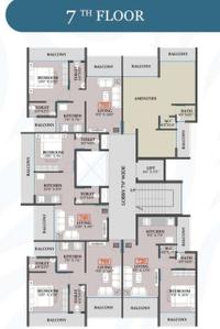Project Image of 297.73 - 467.0 Sq.ft 1 BHK Apartment for buy in Gunina Girija Heights