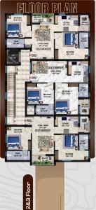 Project Image of 800.0 - 1360.0 Sq.ft 2 BHK Apartment for buy in ACS Rosewood Tower