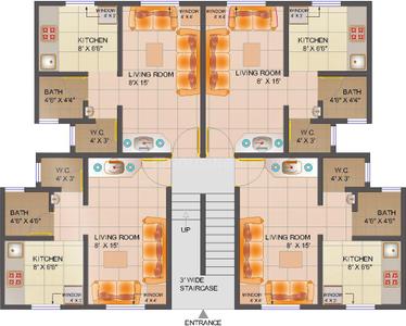 Project Image of 0.0 - 310.0 Sq.ft 1 BHK Apartment for buy in Poddar Samruddhi Complex