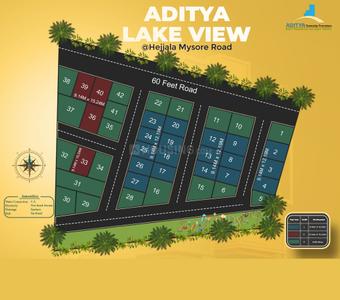 Project Image of 1000.0 - 1400.0 Sq.ft Residential Plot Plot for buy in Aditya Lake View