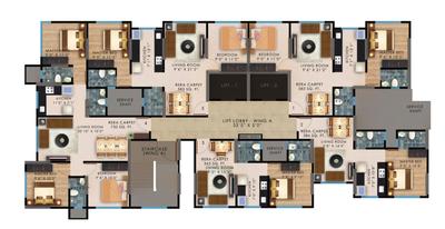 Project Image of 365.0 - 730.0 Sq.ft 1 BHK Apartment for buy in Vaibhavlaxmi East Syde