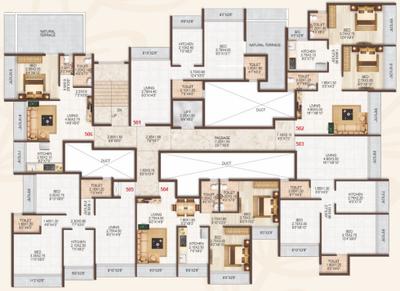 Project Image of 424.64 - 614.73 Sq.ft 1 RK Apartment for buy in Shreeji Corner