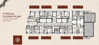 Project Image of 401.49 - 635.0 Sq.ft 1 BHK Apartment for buy in Mighty The Royal Oaks Residency