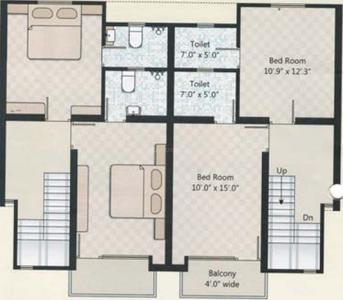 Project Image of 570.0 - 915.0 Sq.ft 2 BHK Villa for buy in Kalp Dev Residency