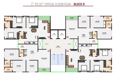 Project Image of 630.33 - 858.64 Sq.ft 2 BHK Apartment for buy in Ved Vedant Antilia