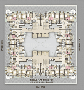 Project Image of 1010.0 - 4000.0 Sq.ft 2 BHK Apartment for buy in Mahagun Moderne