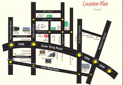 Project Image of 1350.0 - 2700.0 Sq.ft Residential Plot Plot for buy in Bhashyam Cyber County 4