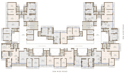 Project Image of 320.76 - 703.0 Sq.ft 1 BHK Apartment for buy in Riu Siddhivinayak Aarambh