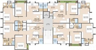 Project Image of 515.0 - 670.0 Sq.ft 2 BHK Apartment for buy in Jhatakia Tirth Casitas