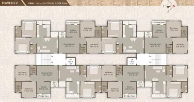 Project Image of 0.0 - 437.12 Sq.ft 2 BHK Apartment for buy in Shree Takshashila 2 Phase II
