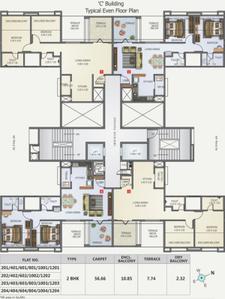 Project Image of 0.0 - 610.0 Sq.ft 2 BHK Apartment for buy in Kunal Iconia Phase II