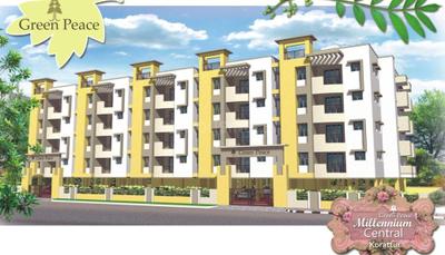 Project Image of 1070.0 - 1200.0 Sq.ft 2 BHK Apartment for buy in Green Millennium Central