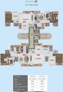 Project Image of 653.0 - 1138.0 Sq.ft 2 BHK Apartment for buy in Pegasus Megapolis Mystic Phase 2