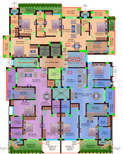 Project Image of 1760.0 - 2400.0 Sq.ft 3 BHK Apartment for buy in Panchratna Armonia