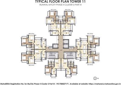 Project Image of 406.12 - 576.41 Sq.ft 1 BHK Apartment for buy in Runwal My City Phase II Cluster 05 Part I