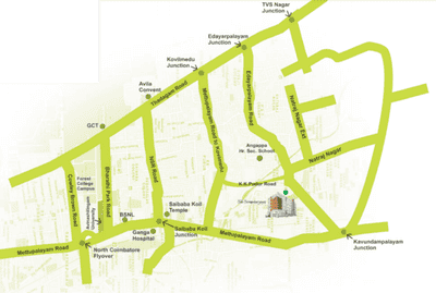 Dhiya Dhiyas Sai Soundaryam Location Plan 1