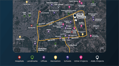 Project Image of 2220 Sq.ft 3 BHK Apartment / Flat for sale in Financial District for Rs. 25000000