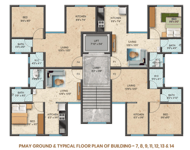 Project Image of 322.0 - 521.0 Sq.ft 1 BHK Apartment for buy in Sun Shivaalik Park