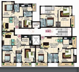 Project Image of 464.0 - 1249.0 Sq.ft 1 BHK Apartment for buy in Steps Stone Ethiraj
