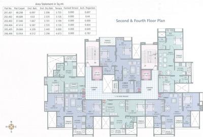 Project Image of 401.0 - 713.0 Sq.ft 1 BHK Apartment for buy in Pride Galaxy Apartment