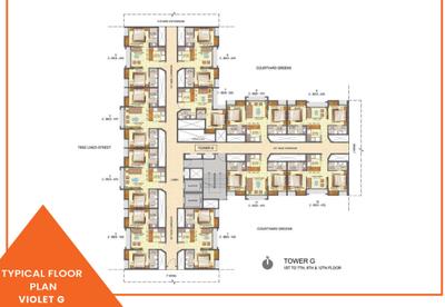 Project Image of 305.0 - 479.0 Sq.ft 1 BHK Apartment for buy in Lodha Violet E AND F