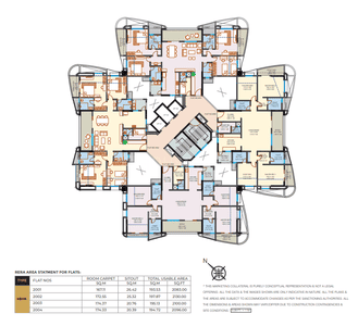 Project Image of 922.0 - 5304.0 Sq.ft 2 BHK Apartment for buy in Rahul Arcus