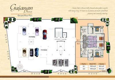 Project Image of 872.0 - 1090.0 Sq.ft 2 BHK Apartment for buy in Gajanan Plaza