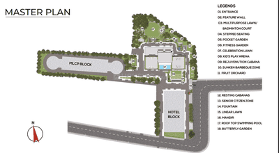 Project Image of 3350.0 - 4965.0 Sq.ft 4 BHK Apartment for buy in Srijan Palladina