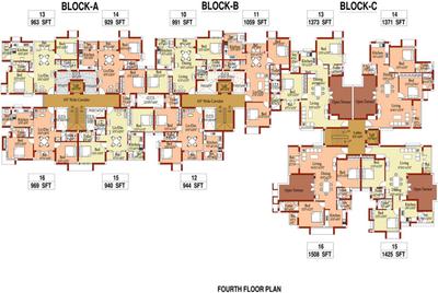 Project Image of 954.0 - 1646.0 Sq.ft 2 BHK Apartment for buy in DABC Gokulam Phase III