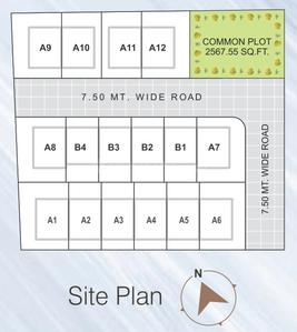 Project Image of 750.0 - 839.0 Sq.ft 3 BHK Villa for buy in Bhikhabhai Patel Kuber Residency