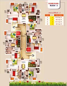 Project Image of 841.0 - 1552.0 Sq.ft 2 BHK Apartment for buy in Aranyak Society