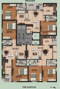 Project Image of 910.0 - 1475.0 Sq.ft 2 BHK Apartment for buy in Vinoth Vinita