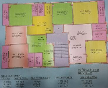 Project Image of 869.0 - 1219.0 Sq.ft 2 BHK Apartment for buy in BK Biswanath Dham