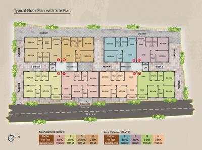 Project Image of 960.0 - 1190.0 Sq.ft 2 BHK Apartment for buy in Gangotri Panchmukhi Villa