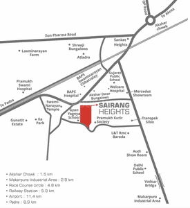 Project Image of 645.83 - 837.0 Sq.ft 2 BHK Apartment for buy in Sairang Heights C Tower