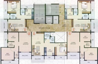 Project Image of 745 Sq.ft 1 BHK Apartment / Flat for sale in Taloja for Rs. 3800000