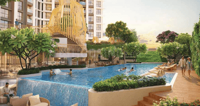 Project Image of 631.63 - 810.31 Sq.ft 2 BHK Apartment for buy in Raymond Tenx District 9 Tower B