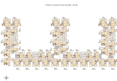 Project Image of 900.0 - 1750.0 Sq.ft 2 BHK Apartment for buy in Gulam GM Global Techies Town Tower A