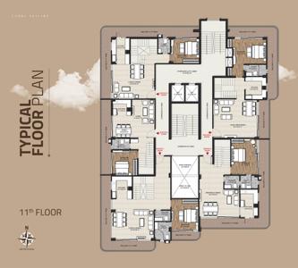 Project Image of 1288.54 - 3612.06 Sq.ft 2 BHK Apartment for buy in Coral Skyline