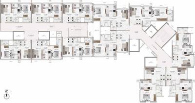 Project Image of 387.0 - 435.0 Sq.ft 1 BHK Apartment for buy in Ajmera Shikhar 