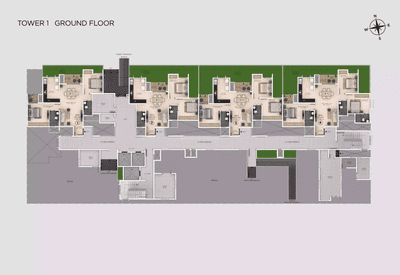 Project Image of 986.0 - 1494.0 Sq.ft 2 BHK Apartment for buy in Provident Botanico