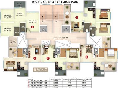 Project Image of 420.0 - 985.0 Sq.ft 1 RK Apartment for buy in Sky Sparsh Regency