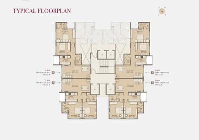 Project Image of 0.0 - 919.0 Sq.ft 3 BHK Apartment for buy in Marathon Zaver Arcade