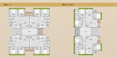 Project Image of 701.16 - 853.36 Sq.ft 2 BHK Apartment for buy in Kriya Shree Ram Aries