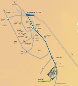 Project Image of 334.0 - 689.0 Sq.ft 1 BHK Apartment for buy in Poddar Samruddhi Evergreen Phase 4B