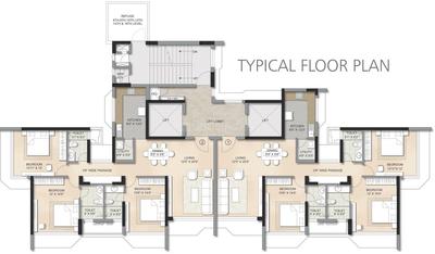 Project Image of 1941.0 - 2000.0 Sq.ft 3 BHK Apartment for buy in Atul Kalpataru Regalia