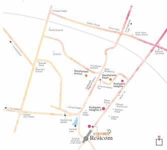 Project Image of 572.21 - 713.54 Sq.ft 2 BHK Apartment for buy in Shree Pushpam Resicom