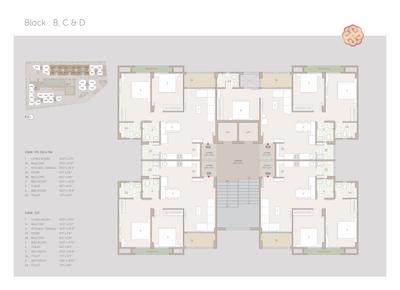 Project Image of 1647.0 - 2313.0 Sq.ft 2 BHK Apartment for buy in Adhishthan Luxuria
