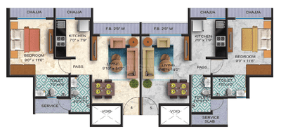Project Image of 436.05 - 620.22 Sq.ft 1 BHK Apartment for buy in Regal Square