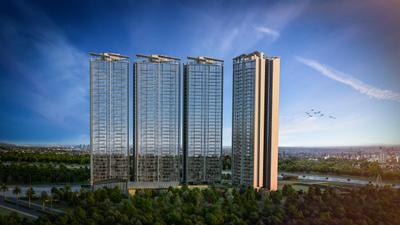 Project Image of 0.0 - 1176.06 Sq.ft 3 BHK Apartment for buy in Kasturi The Balmoral Riverside Tower C Phase I